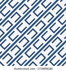 Modern Seamless Geometric Abstract Background Suitable for Wallpapers, Fabric and Website Backgrounds. Seamless pattern with stripes. Graphic modern pattern. Vector illustration