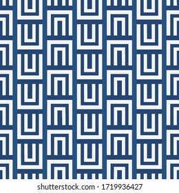 Fondo Geométrico Abstracto Moderno e Impresionante Adecuado para Fondos de Techo, Tejidos y Fondos de Sitio Web. Patrón transparente con rayas. Diseño moderno gráfico. Ilustración del vector