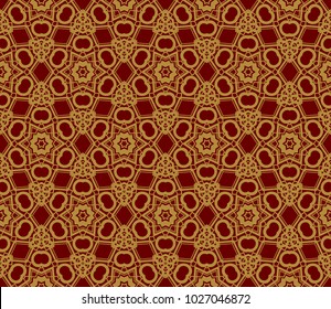 Modern seamless geometric ornament. luxury background. Vector illustration