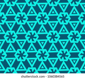 Modern seamless geometric ornament. luxury background.Vector illustration