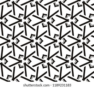 Modern seamless geometric ornament. luxury background.Vector illustration