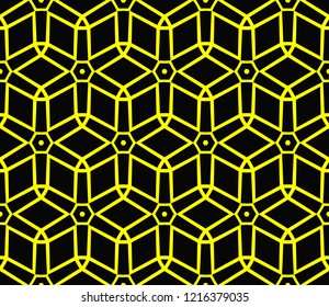 Modern seamless geometric ornament. luxury background.Vector illustration
