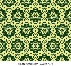 Modern seamless geometric ornament. luxury background. Vector illustration