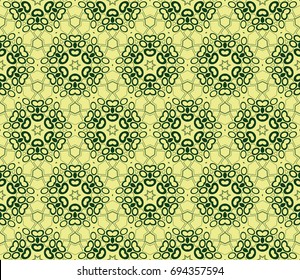 Modern seamless geometric ornament. luxury background. Vector illustration