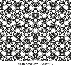 Modern seamless geometric ornament. luxury background. Vector illustration