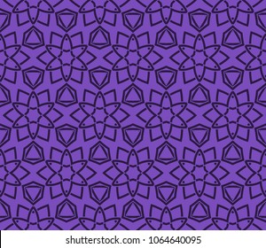Modern seamless geometric ornament. Vector illustration. Line art design. For print, wallpaper, backgorund.