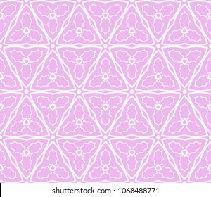 Modern seamless geometric ornament. Vector illustration. Line art design. For print, wallpaper, color backgorund.