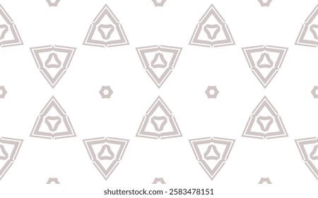 Modern seamless geometric ornament. Vector illustration. Line art design. For print, wallpaper, backgorund.