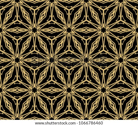 Modern seamless geometric ornament. Vector illustration. Line art design. For print, wallpaper, backgorund. Stock photo © 