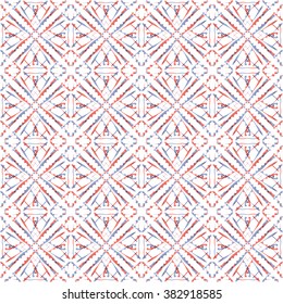 Modern seamless geometric pattern. Double exposure in trendy colors