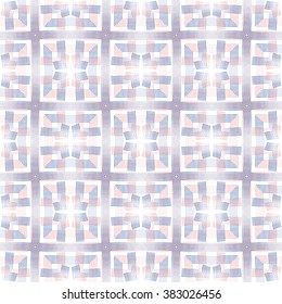 Modern seamless geometric pattern. Double exposure in trendy colors