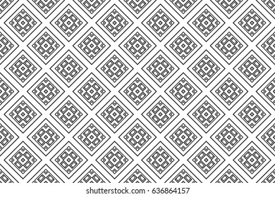 Modern seamless geometry pattern. Ornamental design. Vector illustration. For i printing, web and textile design, wrapping