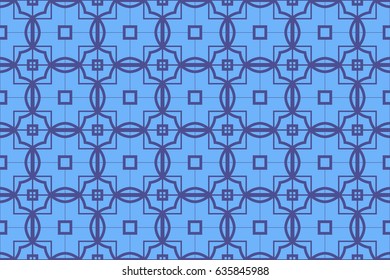 Modern seamless geometry pattern. Vector illustration. For the interior design, printing, web and textile design.