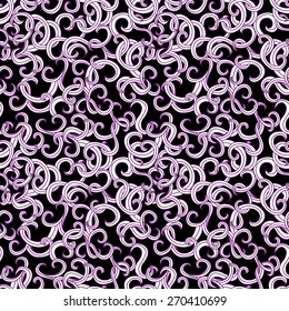 Modern seamless hand-drawn pattern, abstract background.
