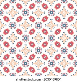 Modern seamless ornament. Abstract pattern shape design ready for print