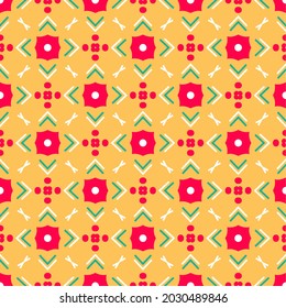 Modern seamless ornament. Abstract pattern shape design ready for print