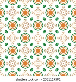 Ornamento moderno sin fisuras. Diseño de forma de patrón abstracto listo para imprimir