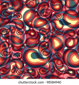 Modern seamless paisley pattern
