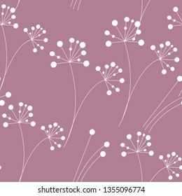 Modern seamless pattern with berries. Endless background. Vector illustration.