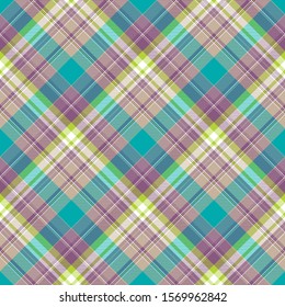 Modern seamless pattern check fabric texture. Flat design. Vector illustration.