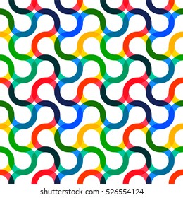 Modern seamless pattern. Colorful geometric pattern