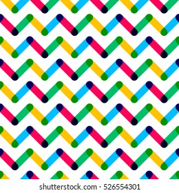 Modern seamless pattern. Colorful geometric pattern