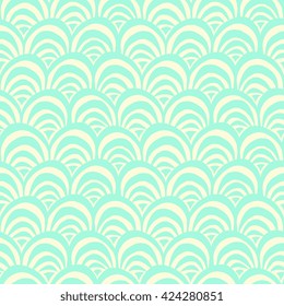 Modern seamless pattern with fish scales.