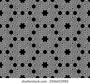 Modern Seamless pattern of Geometric design. Artistic shapes Repeating patterns of Printable vector.