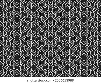 Modern Seamless pattern of Geometric design. Artistic shapes Repeating patterns of Printable vector.