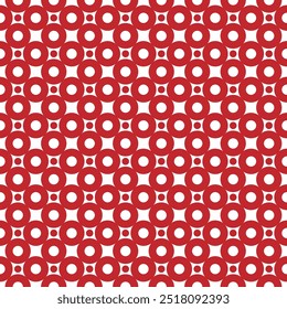 Padrão moderno sem emenda com formas geométricas e abstratas funky