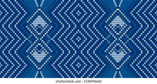 Modern seamless pattern geometric shape design for Clothing Background Carpet Wallpaper Cut Batik Fabric Vector Illustration Style Embroidery