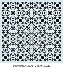 Modern seamless pattern with letter X