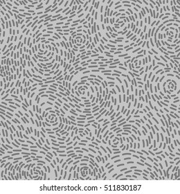 Modern Seamless pattern monochrome Organic Rounded Lines  . Nature wrapping paper