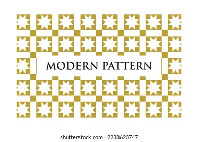 Modern Seamless Pattern in Monotone And Multicolored Shades