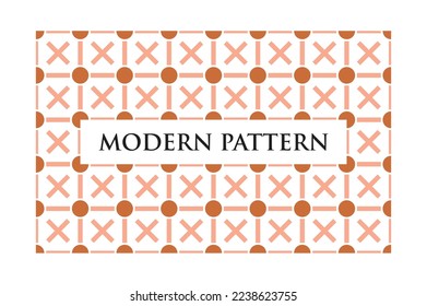 Modern Seamless Pattern in Monotone And Multicolored Shades