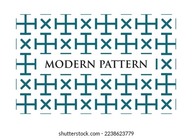 Modern Seamless Pattern in Monotone And Multicolored Shades