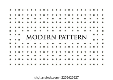 Modern Seamless Pattern in Monotone And Multicolored Shades