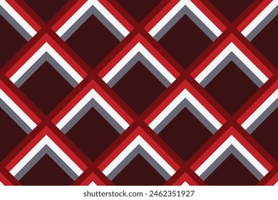 modern seamless pattern with red color