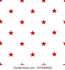 Modern seamless pattern with stars. Holiday wrapping paper. Сircus background. Hand drawn illustration.