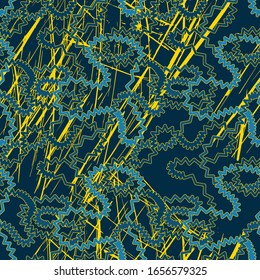 Modern seamless pattern for textile, texture.