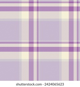 Modern seamless plaid background, flannel tartan textile pattern. Layout texture fabric vector check in light and pastel color.