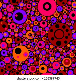modern seamless polka dots