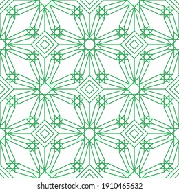 línea estrella moderna sin costuras polígono hexagón triángulo rectangular patrón islámico gráfico de fondo para ramadan ied fitri