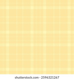 Modern Seamless Tartan in Bright Light Tan tones Fabric Design