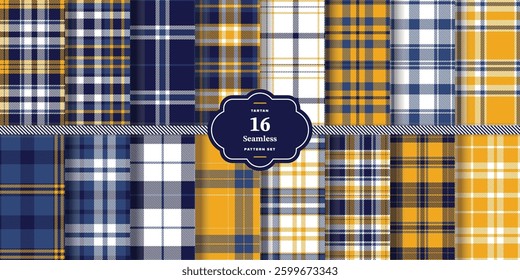 Modern Seamless Tartan featuring Sandy Beige and Pastel Buttercream Textile Design