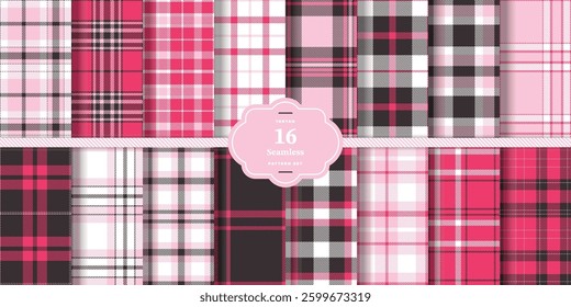 Modern Seamless Tartan featuring Warm Honey and Ebony Black Textile Design