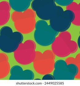 Modern seamless texture for wallpaper, bedding, textile. Card, postcards for kids. 