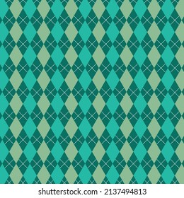 Patrón de fondo de estilo de argyle tradicional moderno 