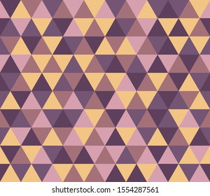 Modern seamless Triangle Pattern, Colorful gradient mosaic backdrop, abstract texture background, polygon, retro pattern of geometric shapes, vector.