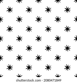 modern seamless vector pattern. abstract background with hand drawn cute stars. perfect for gift wrapping paper, decoration, fabric and textile, print, wallpaper and other types of design.